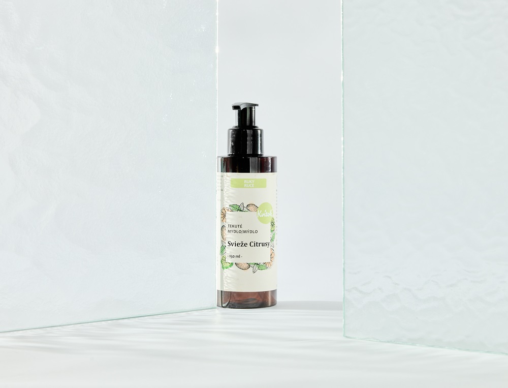 Kvitok Tekuté mýdlo Svěží citrusy (150 ml) - s mandlovým olejem