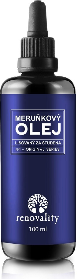 Renovality Renovality Meruňkový olej lisovaný za studena 100 ml