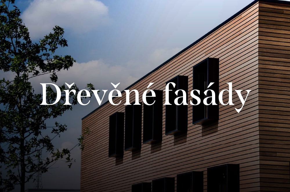 Dřevěné fasády Vetedy