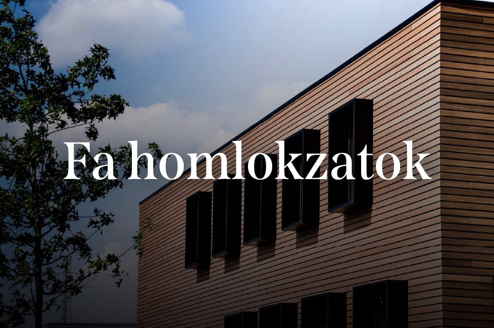 Fa homlokzatok Vetedy