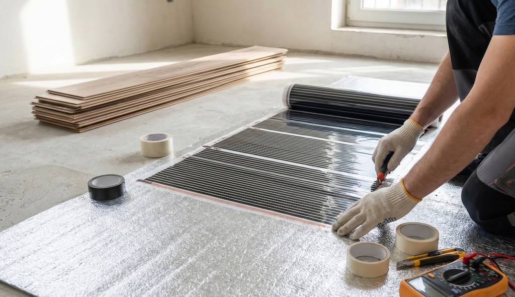 Elektrické vykurovacie fólie: Ako na správnu inštaláciu?
