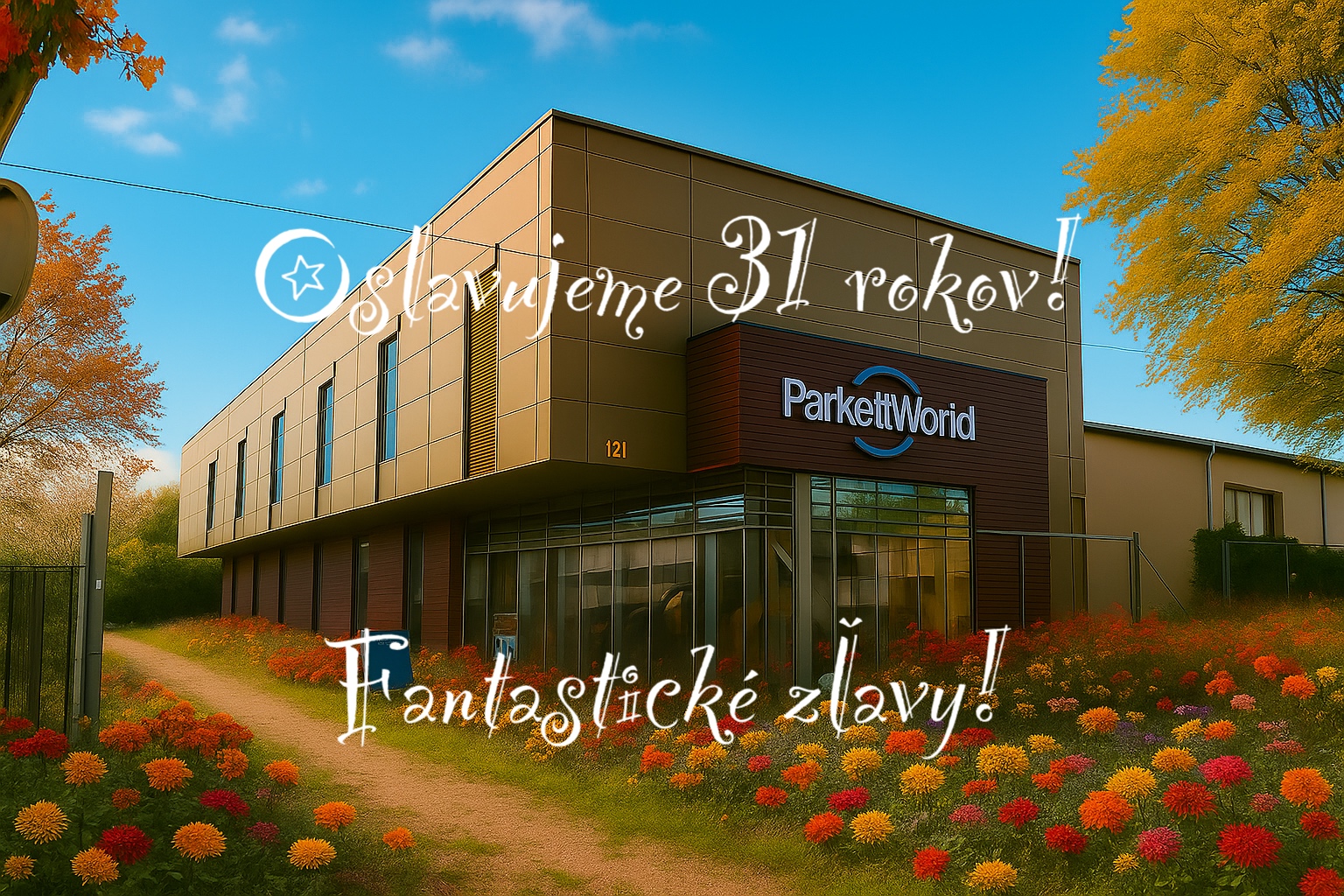 ParkettWorld oslavuje 31 rokov! Fantasticke akcie! Navštívte nás!