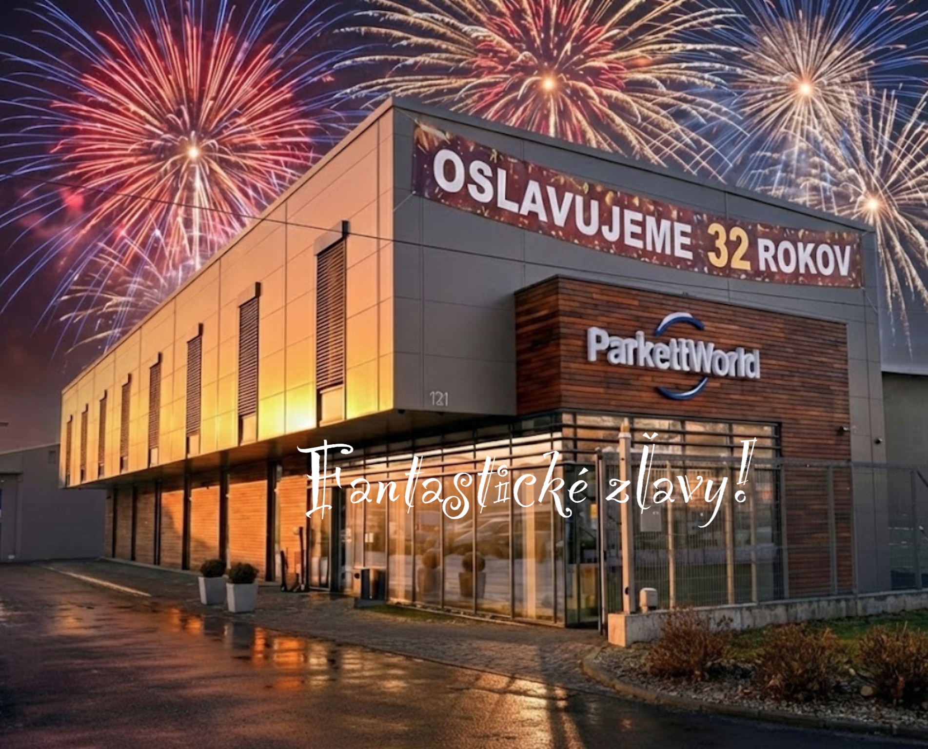 ParkettWorld oslavuje 32 rokov! Fantasticke akcie!