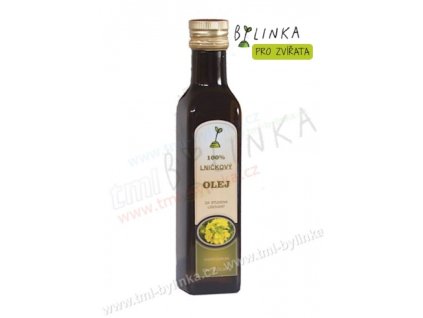 BYLINKA PRO ZVÍŘATA: 100% Lničkový olej 250ml ORGANIC OILS TML O119