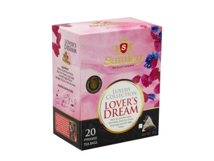 Černý čaj Lover’s Dream, 20 pyramidek, Samley