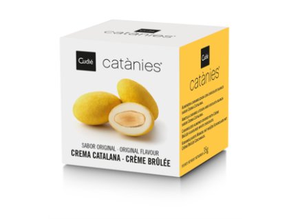 Karamelizované mandle v bílé pralince Créme Brulée, 35g