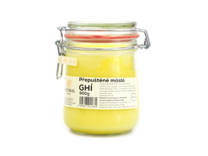 Přepuštěné máslo GHÍ - Natural 600g
