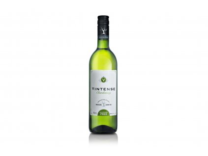 Odrůdové nealkoholické víno bílé - Chardonnay - Vintense 750ml