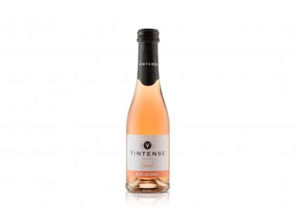 Odrůdové nealkoholické víno růžové - Syrah - Vintense 200ml