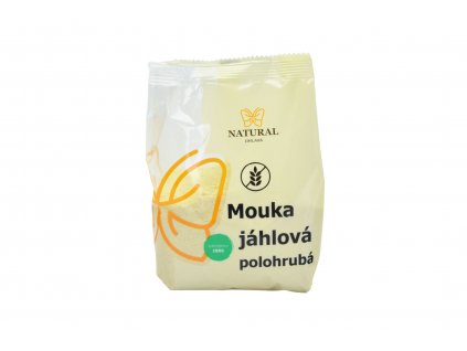 Mouka jáhlová polohrubá - Natural 300g