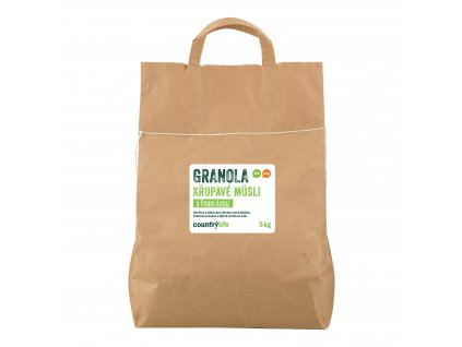 Granola - Křupavé müsli s čokoládou 5 kg BIO COUNTRY LIFE