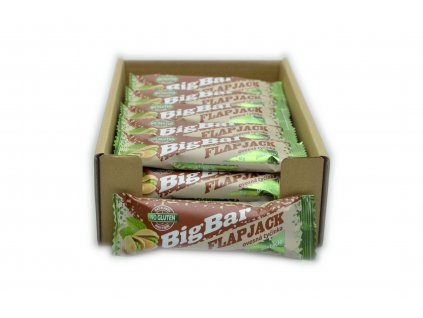 Flapjack ovesná tyčinka bez lepku - pistácie - Big Bar 24x40g