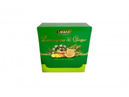 Čaj s citronovou kůrou a kousky zázvoru - Liran 15x2g