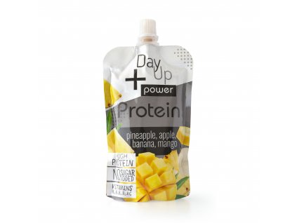 Dezert ovocný ananas, jablko, banán, mango s proteinem - kapsička 100 g DAY UP