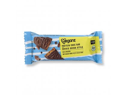 Tyčinka proteinová ve stylu cookie dough 50 g BIO VEGANZ