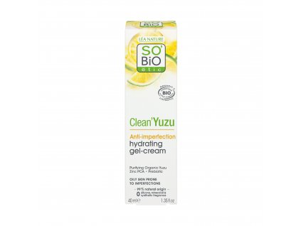 Gel-krém pleťový hydratační Clean Yuzu 40 ml BIO SO’BiO étic