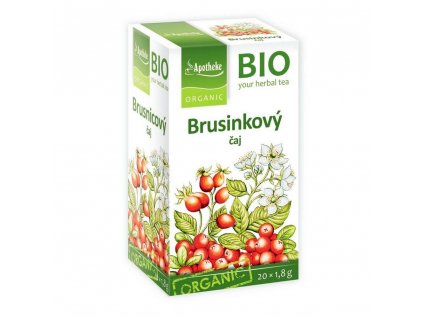 Apotheke BIO čaj Brusinkový 20x1,8g