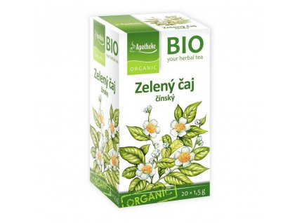 Apotheke BIO čaj Zelený čínský 20x1,5g