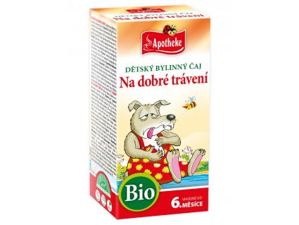 Apotheke BIO čaj dětský Na dobré trávení 20x1,5g