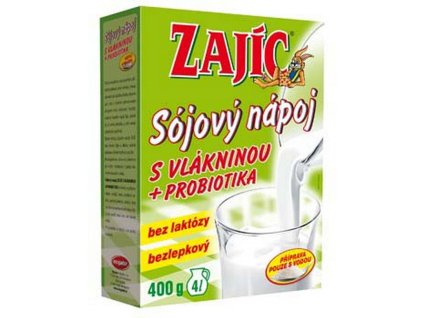 Zajíc Nápoj s Vlákninou a probiotiky krabička 400g