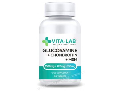 VITA-LAB Glukosamin + chondroitin + MSM 90tbl. T095