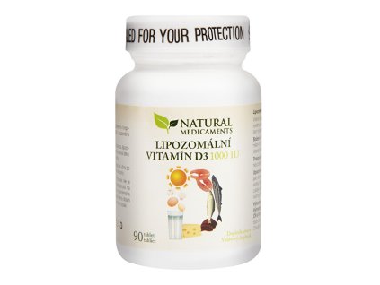 Lipozomální vitamín D3 1000 IU 90 tablet