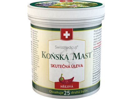 Koňská mast hřejivá 500 ml