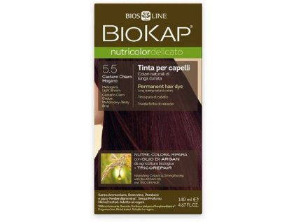 Nutricolor Delicato - Barva na vlasy 5.50 Hnědá - světlý mahagon 140 ml