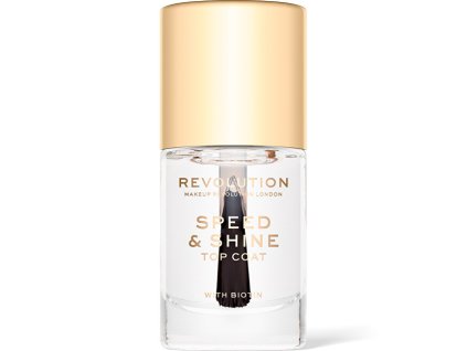 Lak na nehty Revolution (Speed & Shine Top Coat) 10 ml