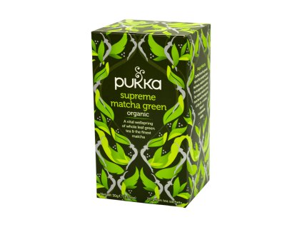 BIO Čaj Supreme Matcha zelený, 20 sáčků, Pukka Herbs