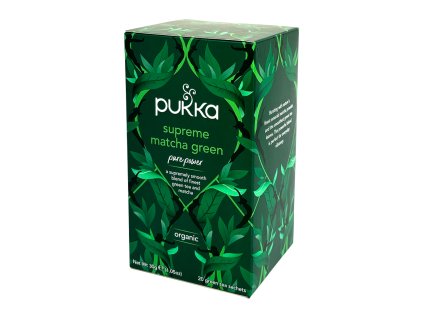 BIO Čaj Supreme Matcha zelený, 20 sáčků, Pukka Herbs