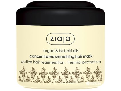 Uhlazující maska pro suché a poškozené vlasy Argan (Concentrated Smoothing Hair Mask) 200 ml