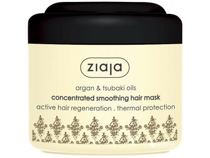 Uhlazující maska pro suché a poškozené vlasy Argan (Concentrated Smoothing Hair Mask) 200 ml