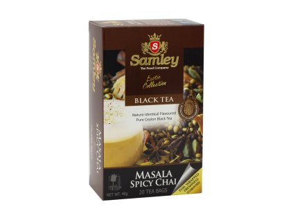 Černý čaj Masala Chai, 20 sáčků, Samley