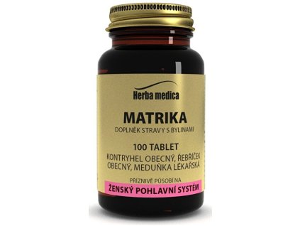 Matrika 50g - menstruační komfort 100 tablet