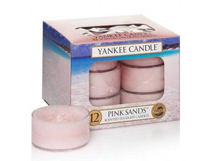 Aromatické čajové svíčky Pink Sands 12 x 9,8 g