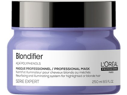 Rekonstrukční a rozjasňující maska pro blond vlasy Série Expert Blondifier (Masque)