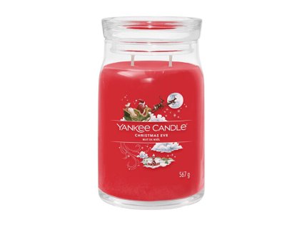 Aromatická svíčka Signature sklo velké Christmas Eve 567 g