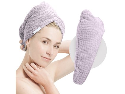 Rychleschnoucí ručník na vlasy WrapSha Purple