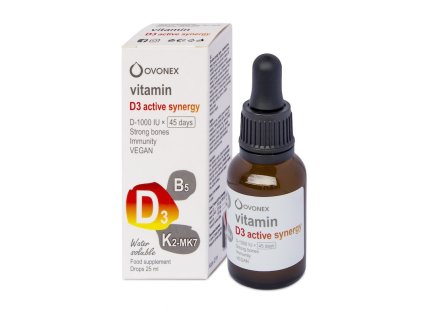 Vitamin D3 Active Synergy, tekutý