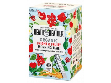 Heath & Heather - BIO čaj ranní Guarana a Ženšen