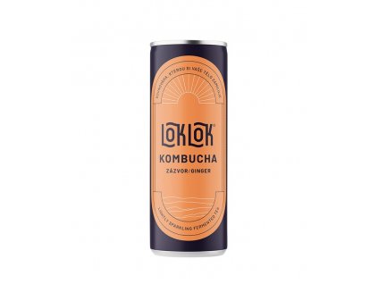 Kombucha Zázvor 250ml Loklok 4824