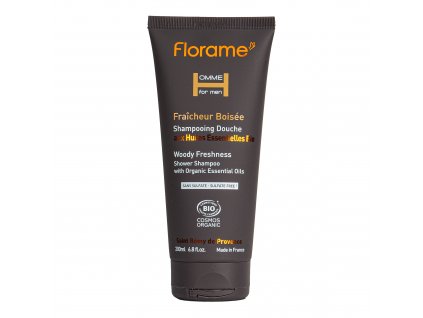 Sprchový šampon HOMME Woody Freshness 200 ml BIO FLORAME