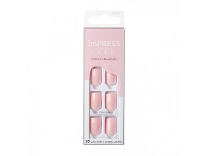 Samolepící nehty imPRESS Color Pick Me Pink 30 ks