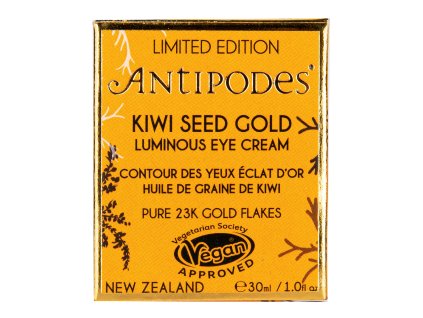 Krém oční rozjasňující Kiwi Seed GOLD Luminous Eye Cream 30 ml ANTIPODES