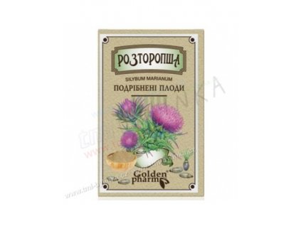 Ostropestřec plod GOLDENFARM 100g C002