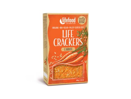 Life Crackers Mrkvánky 80 g BIO LIFEFOOD