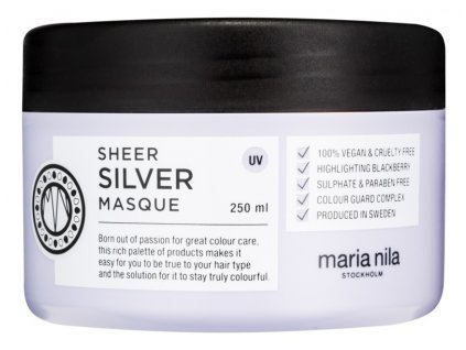 Vyživující maska pro blond vlasy Sheer Silver (Masque) 250 ml