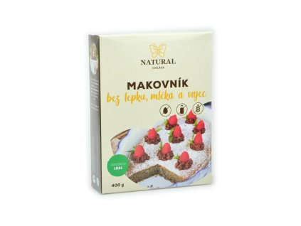 Makovník bez lepku, mléka a vajec - Natural 400g