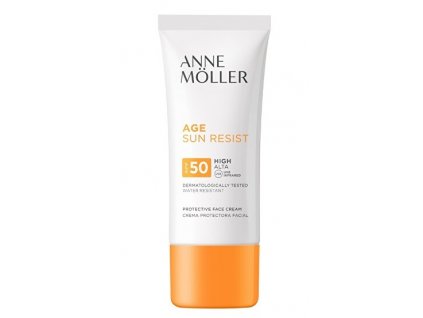 Krém na opalování proti tmavým skvrnám a stárnutí pleti SPF 50 Age Sun Resist (Protective Face Cream) 50 ml